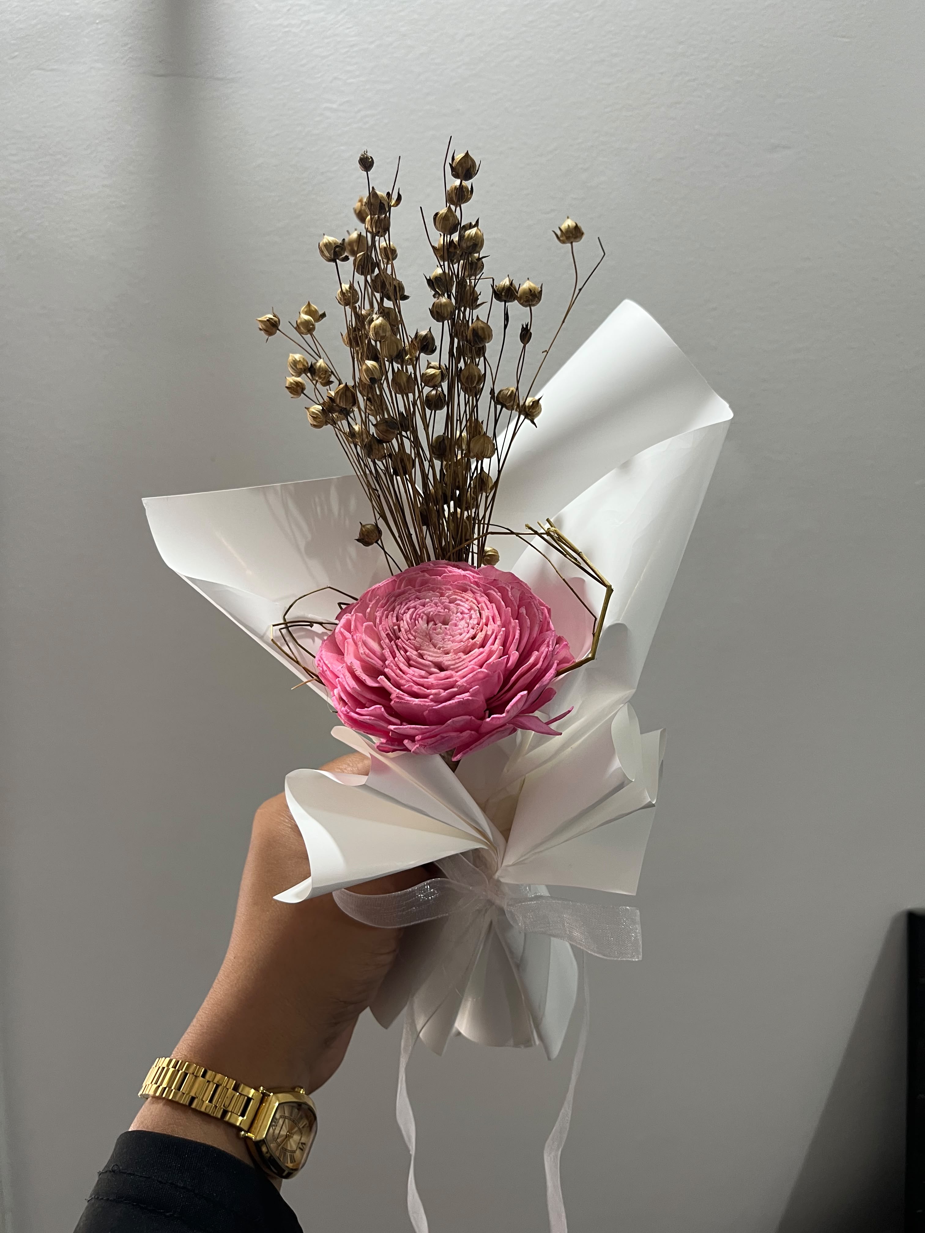Pink Preserved Rose Bouquet